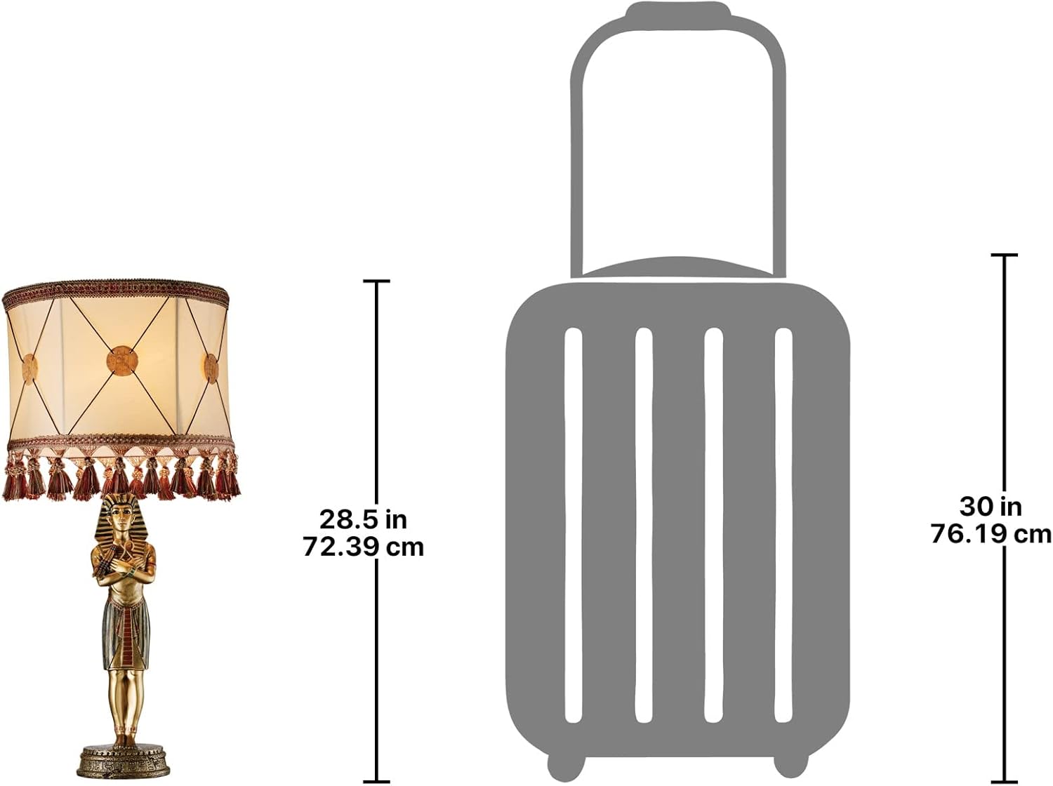 King Tutankhamen's Sculptural Table Lamp