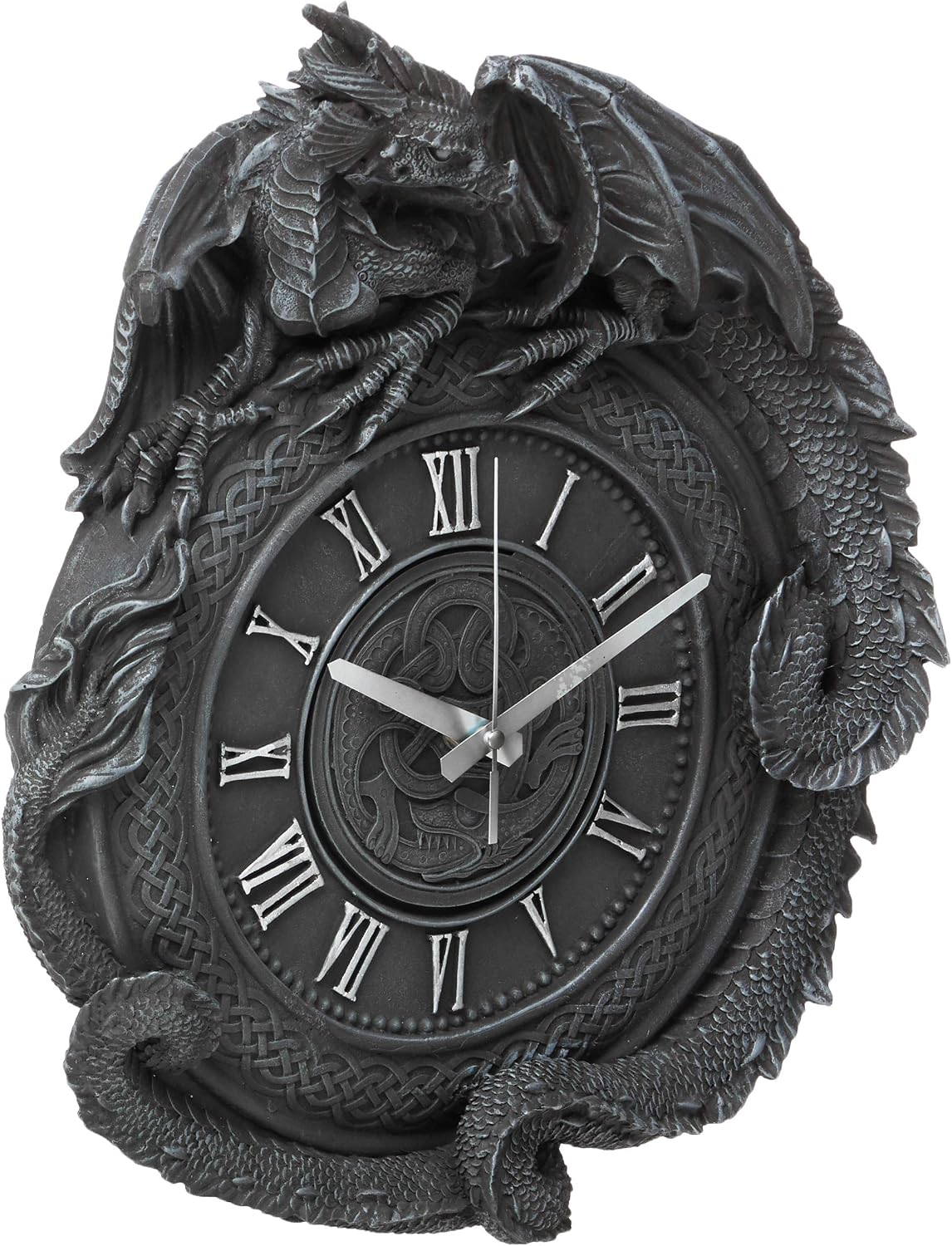 Design Toscano CL2766 Penhurst Dragon Clock,Greystone