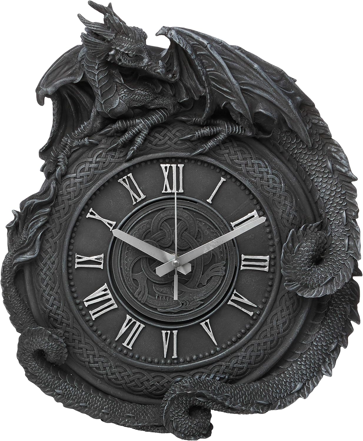 Design Toscano CL2766 Penhurst Dragon Clock,Greystone