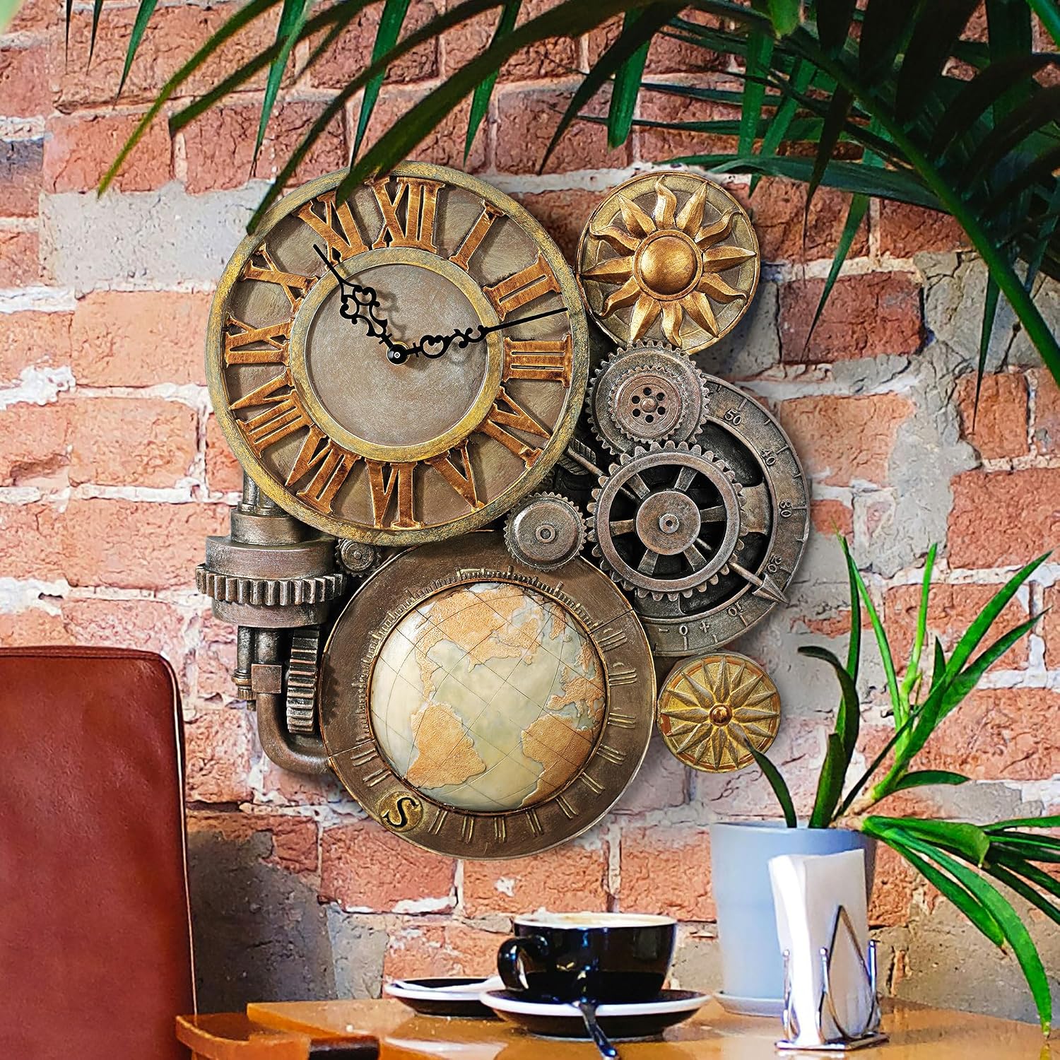 Design Toscano MEDIUM GEARS OF TIME CLOCK