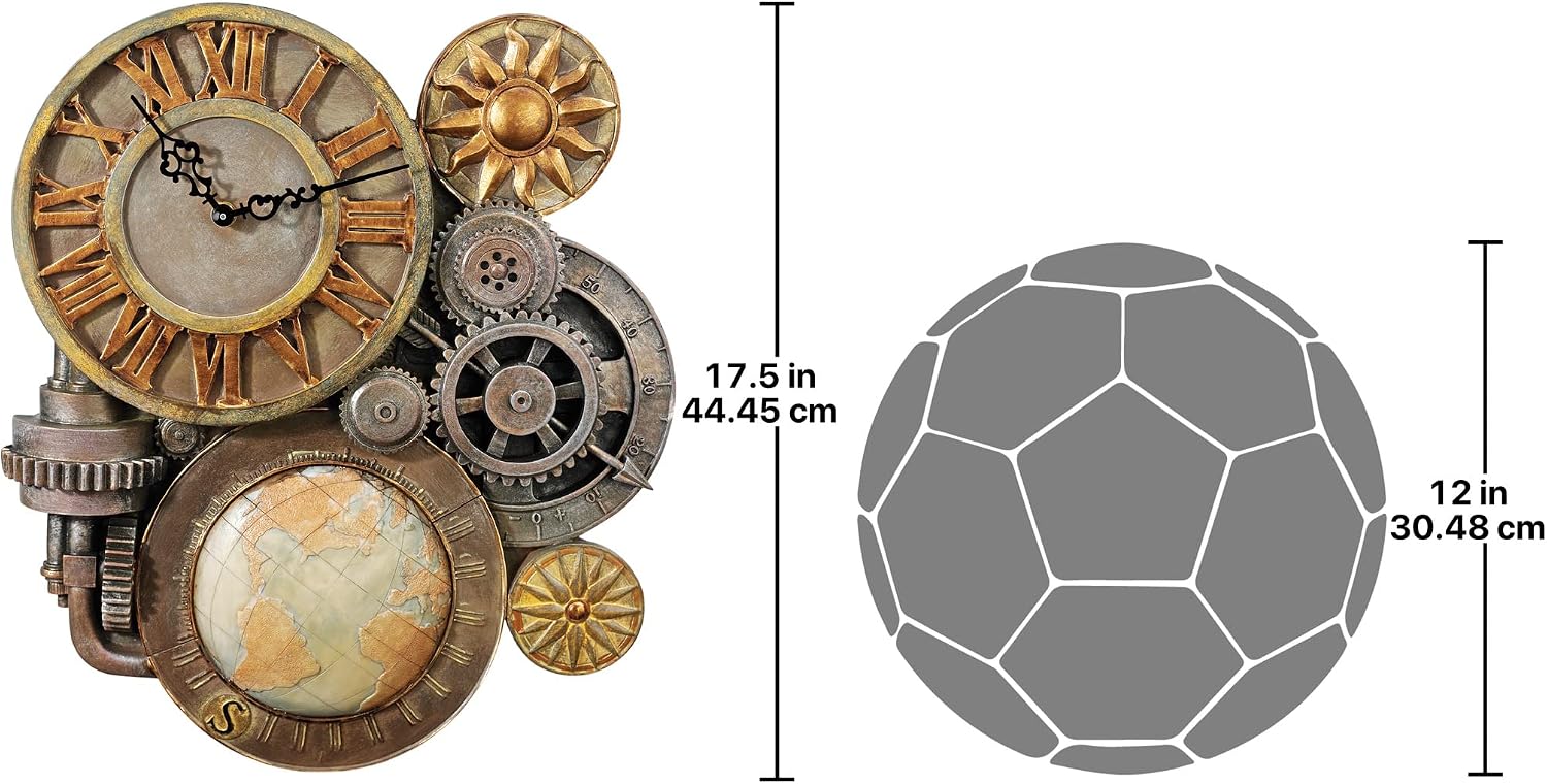 Design Toscano MEDIUM GEARS OF TIME CLOCK