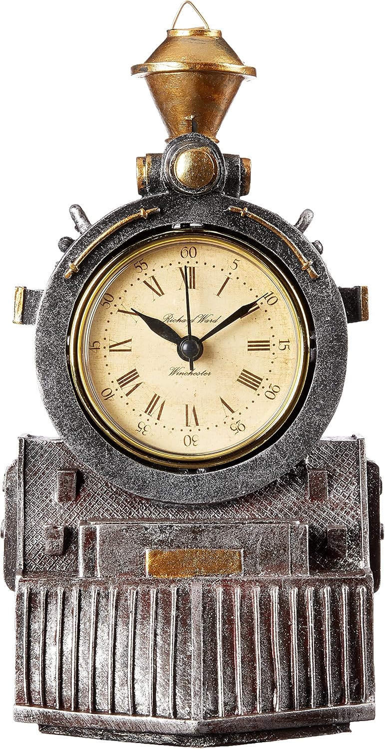 Design Toscano All Aboard Locomotive Wall Clock