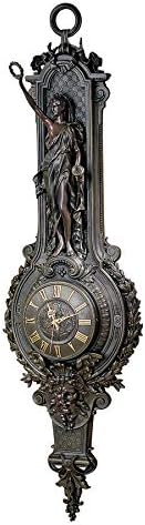 Design Toscano La Liberte Grande Palace Sculptural Wall Clock