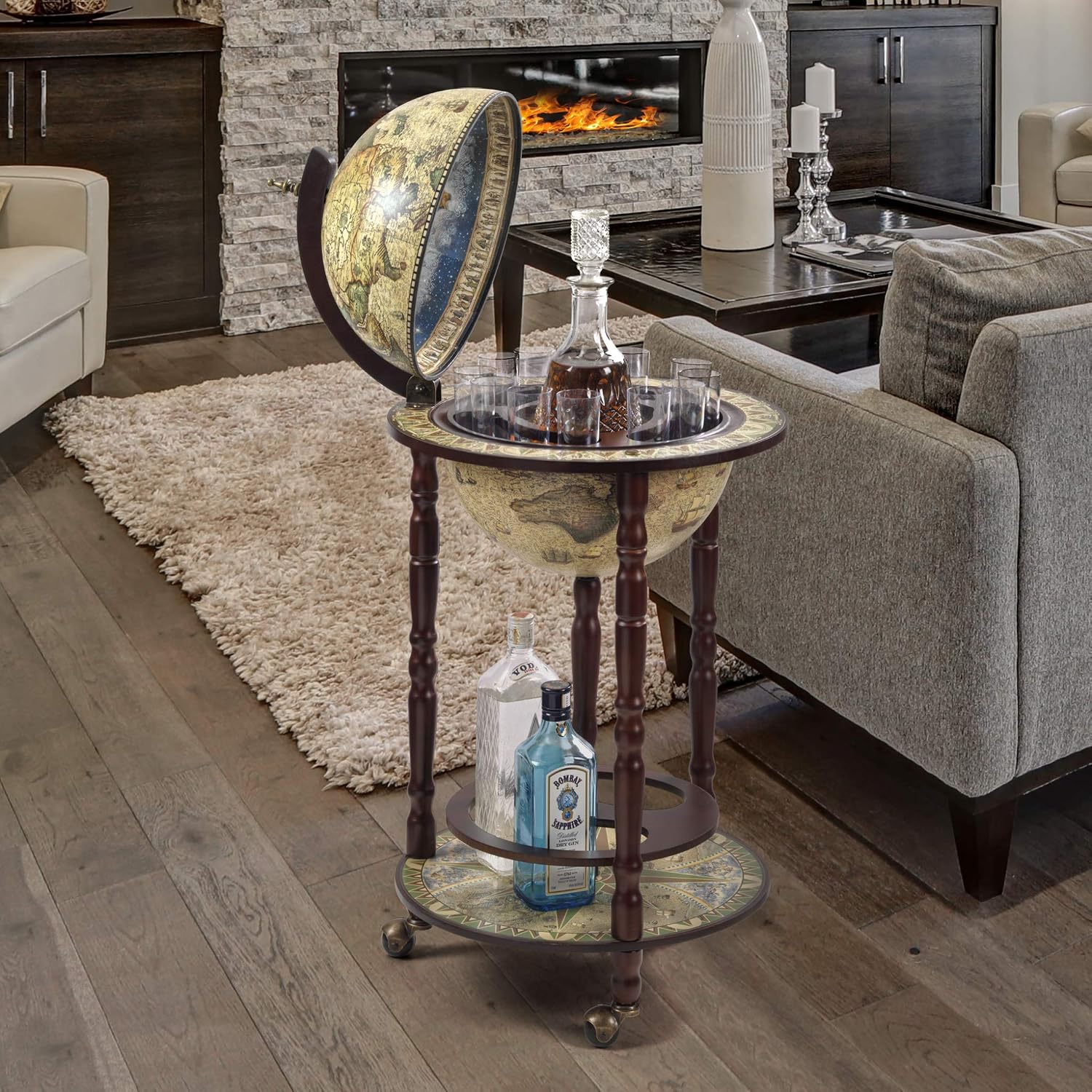 Sixteenth century crema durata bar globe