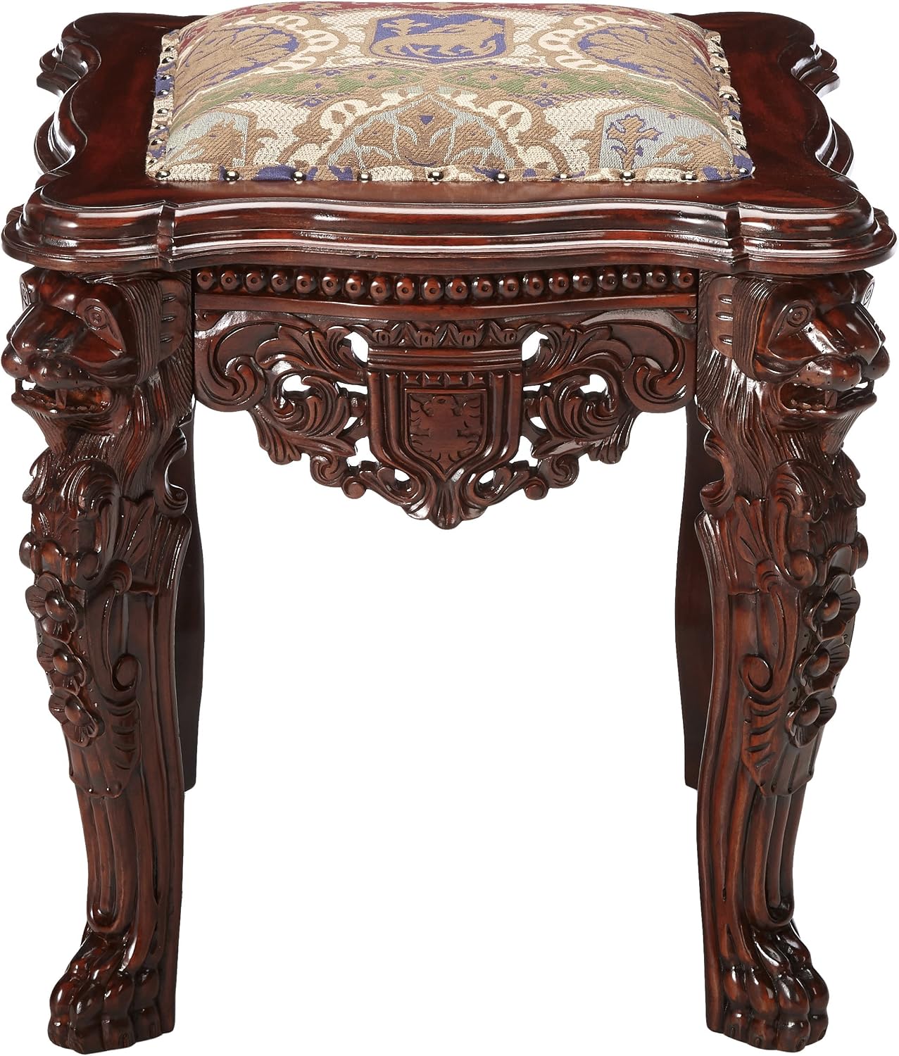 Design Toscano The Lord Raffles Lion Leg Gothic Stool