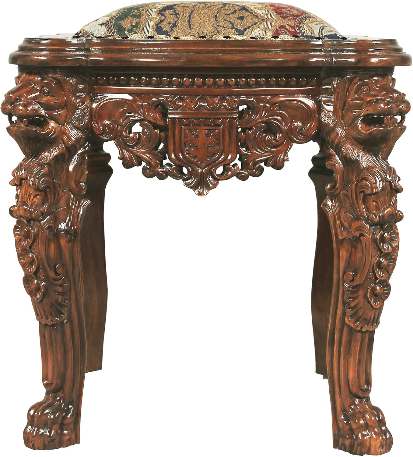 Design Toscano The Lord Raffles Lion Leg Gothic Stool