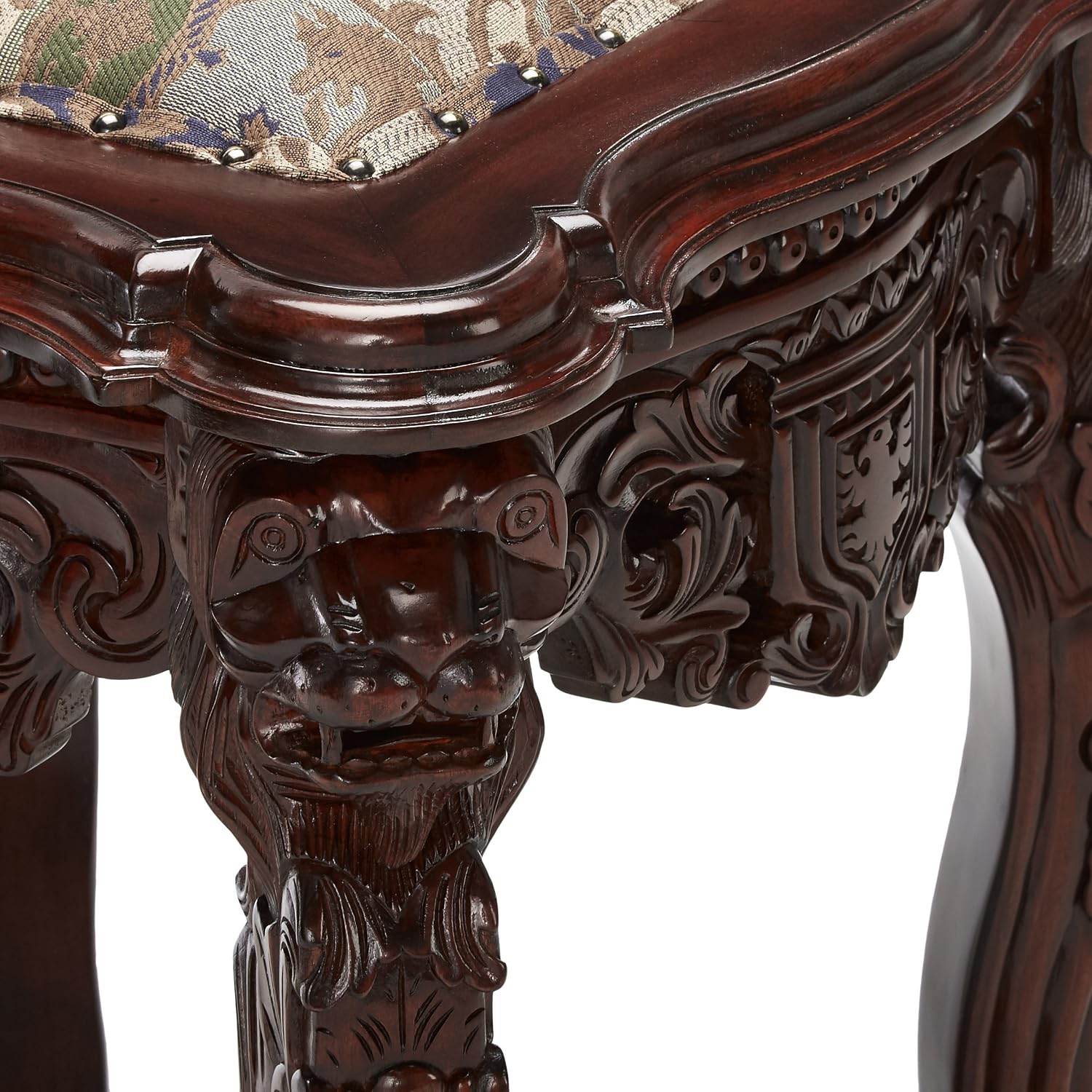 Design Toscano The Lord Raffles Lion Leg Gothic Stool