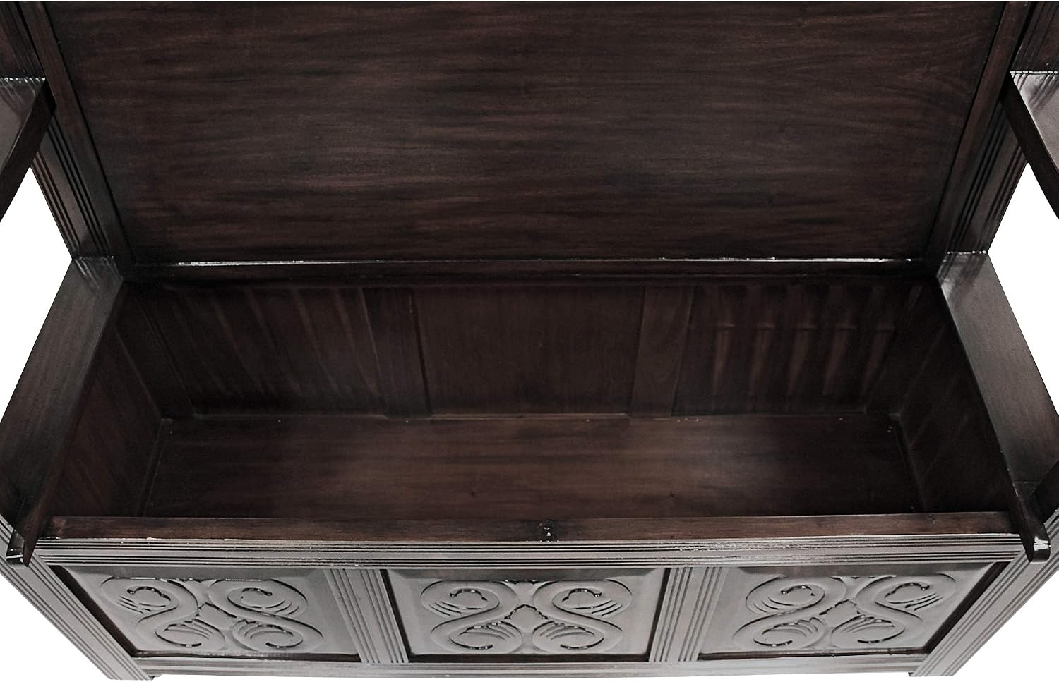 Design Toscano Historic Monk's Storage Wood Entryway Bench