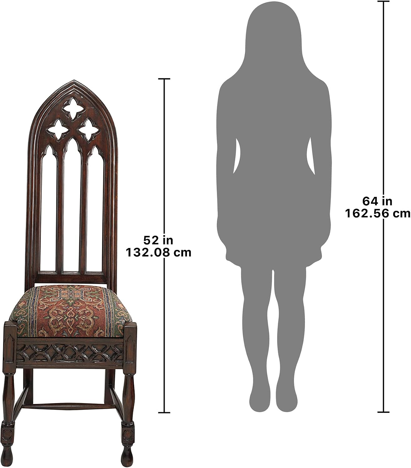 Design Toscano Viollet-le-Duc Gothic Cathedral Side Chair
