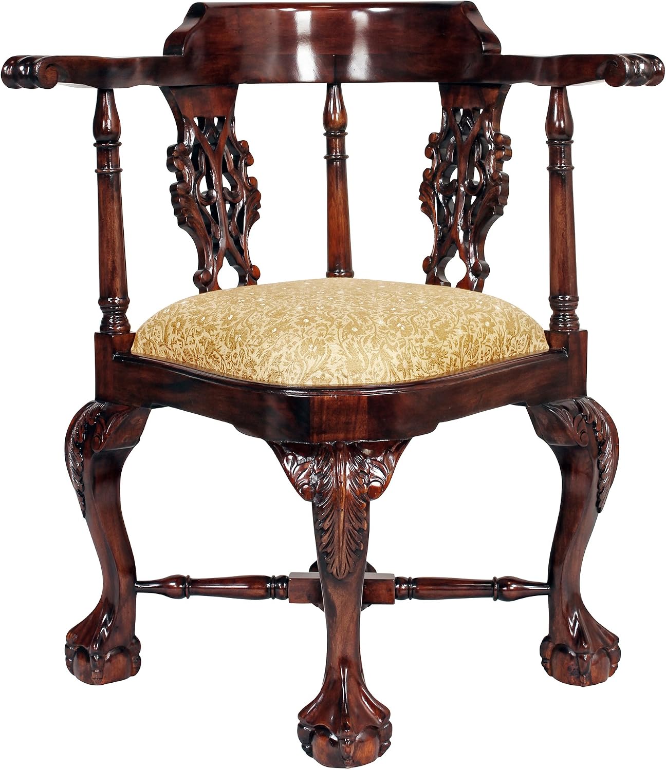 Design Toscano Chippendale Corner Chair