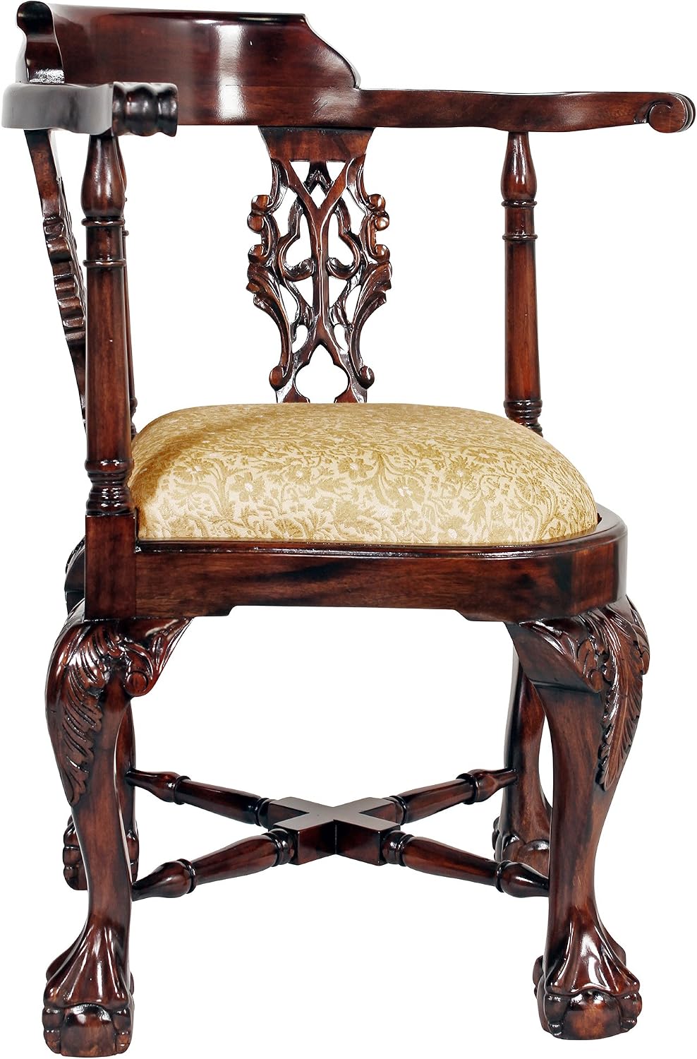 Design Toscano Chippendale Corner Chair