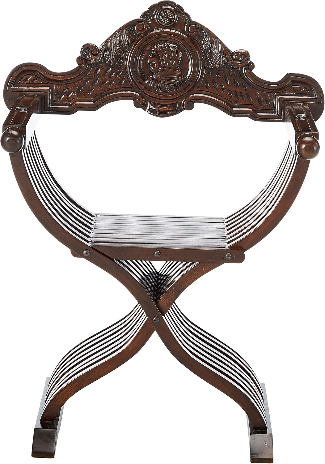 Design Toscano The Savonarola Chair: Set of Two, Cherry