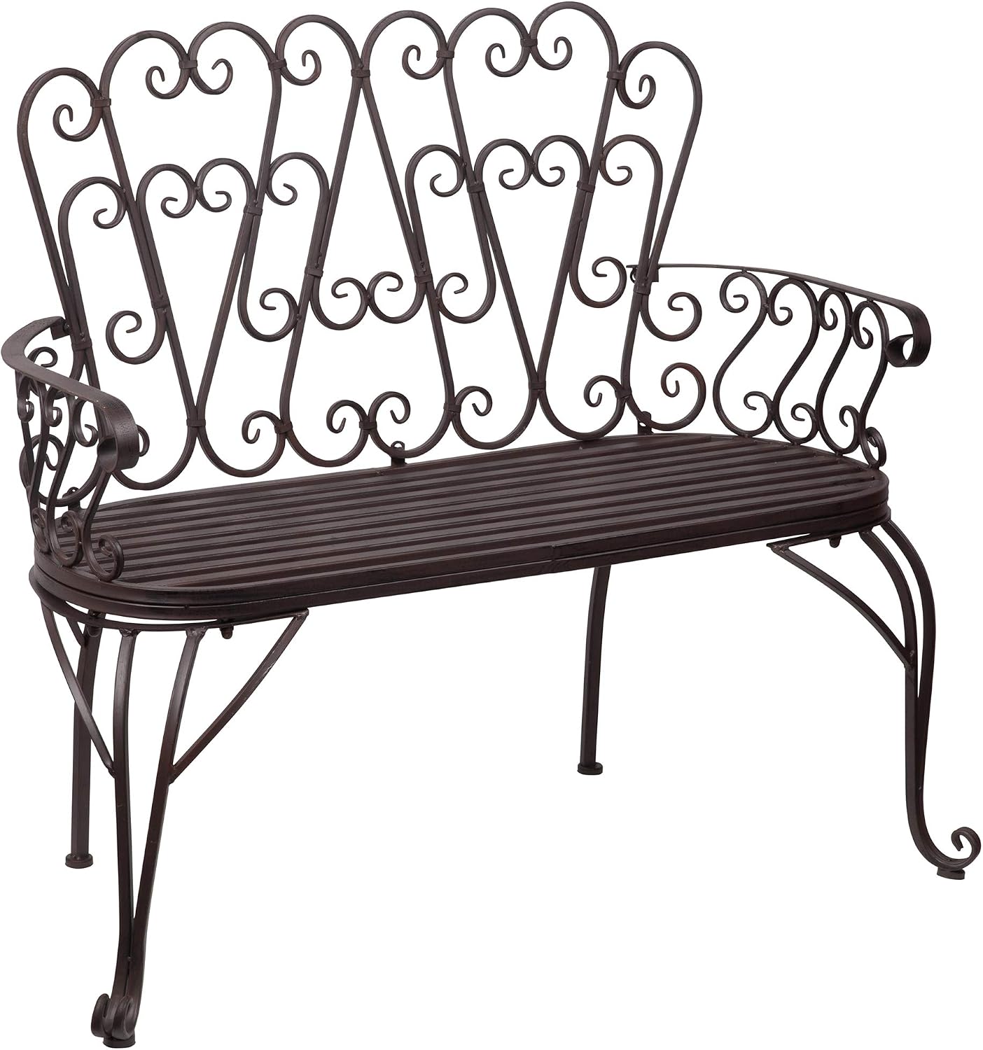 Design Toscano ZJ12718 French Quarter Garden Bench,Faux Bronze