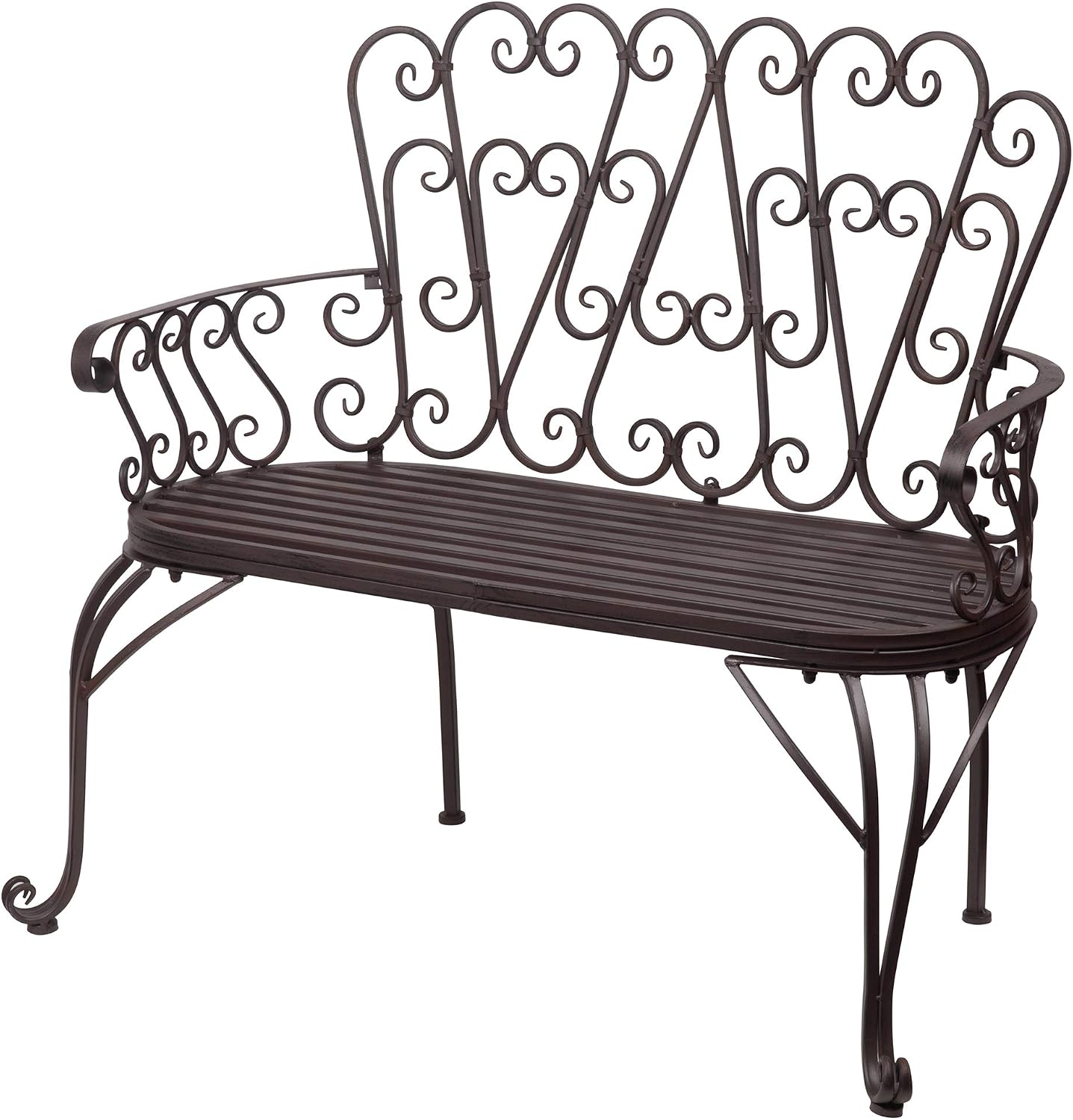 Design Toscano ZJ12718 French Quarter Garden Bench,Faux Bronze