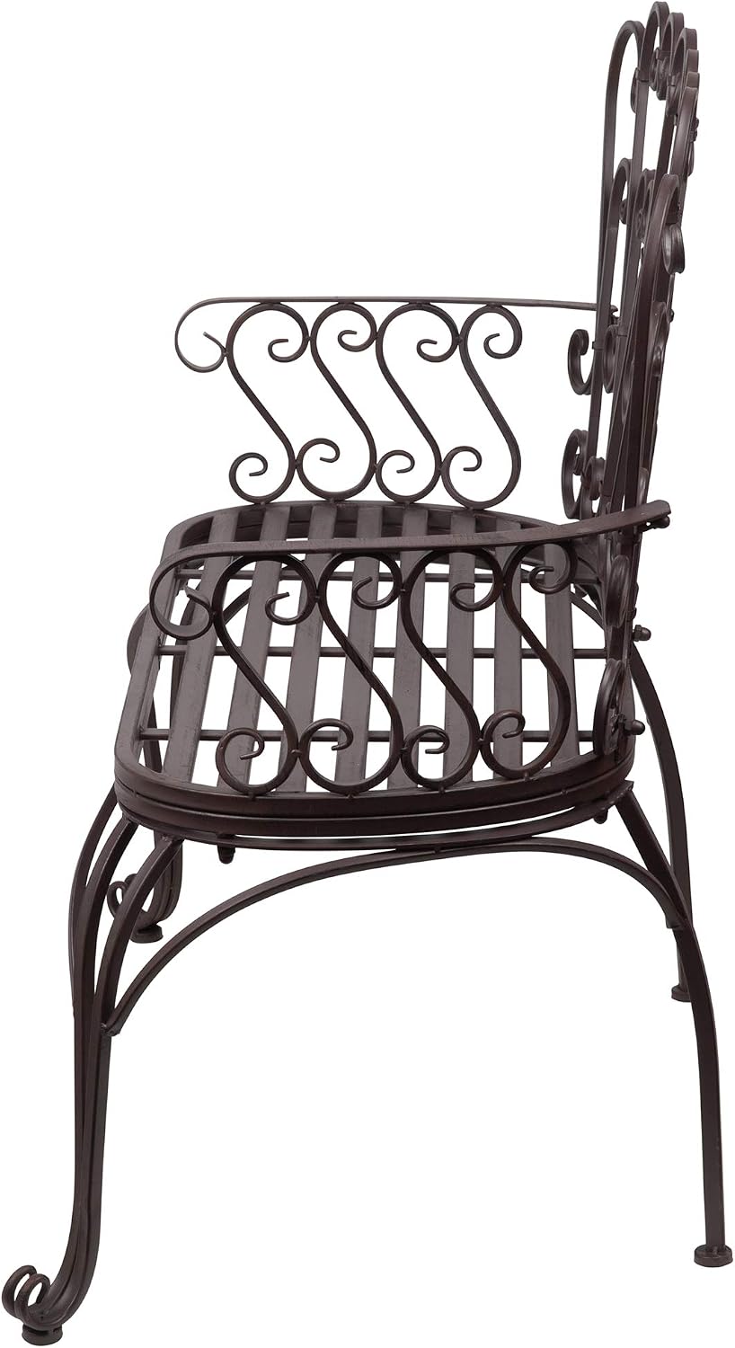Design Toscano ZJ12718 French Quarter Garden Bench,Faux Bronze