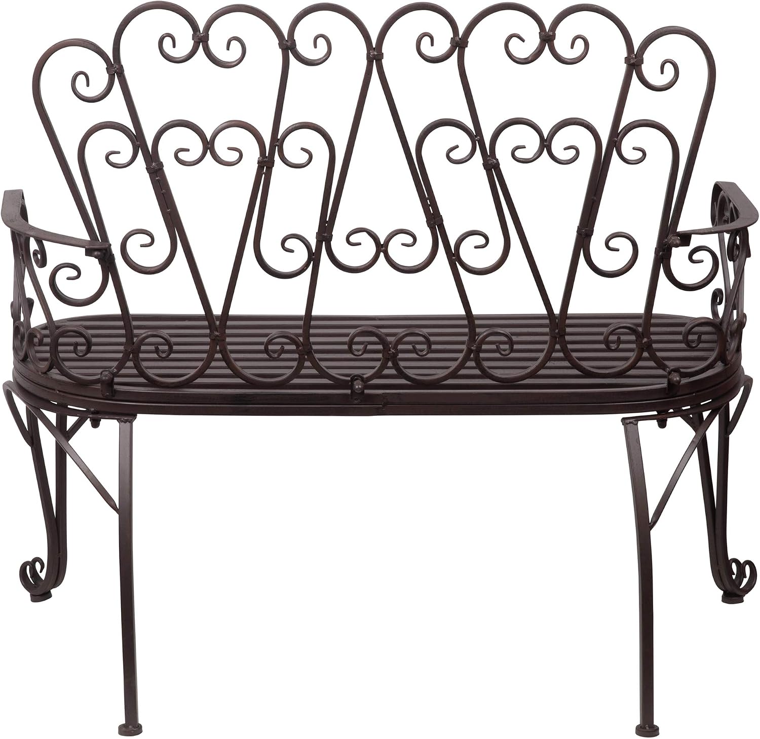 Design Toscano ZJ12718 French Quarter Garden Bench,Faux Bronze