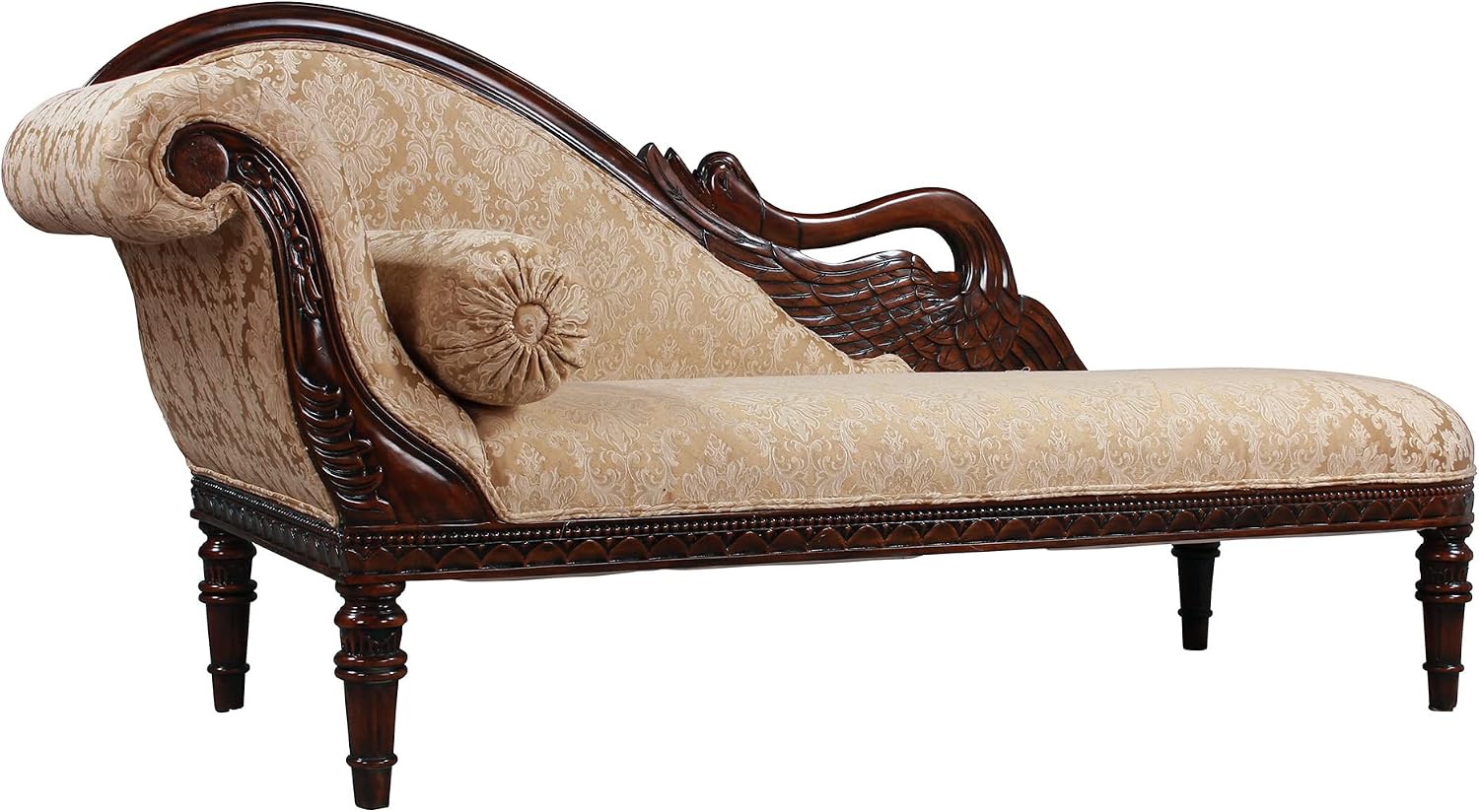 Design Toscano Swan Fainting Couch: Left Version