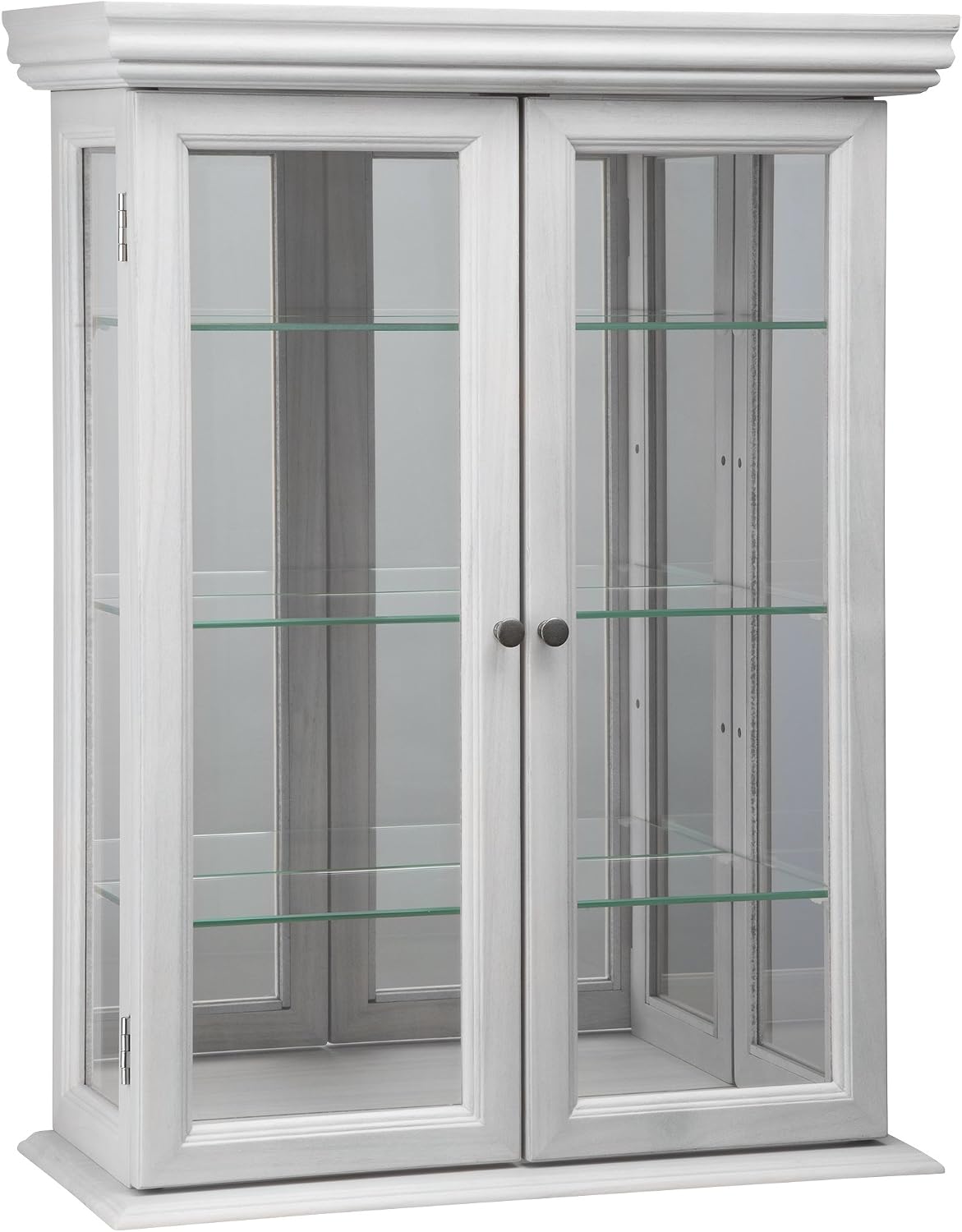 Design Toscano Country Tuscan Wall Curio Display and Storage Cabinet, 20 White Country Tuscan